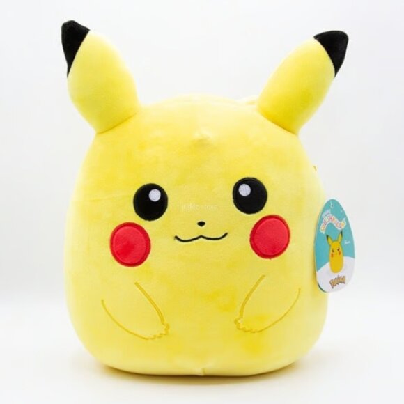14" Pikachu Pokemon Squishmallows Plush Toy KellyToy Jazzwares BNWT - Picture 1 of 6